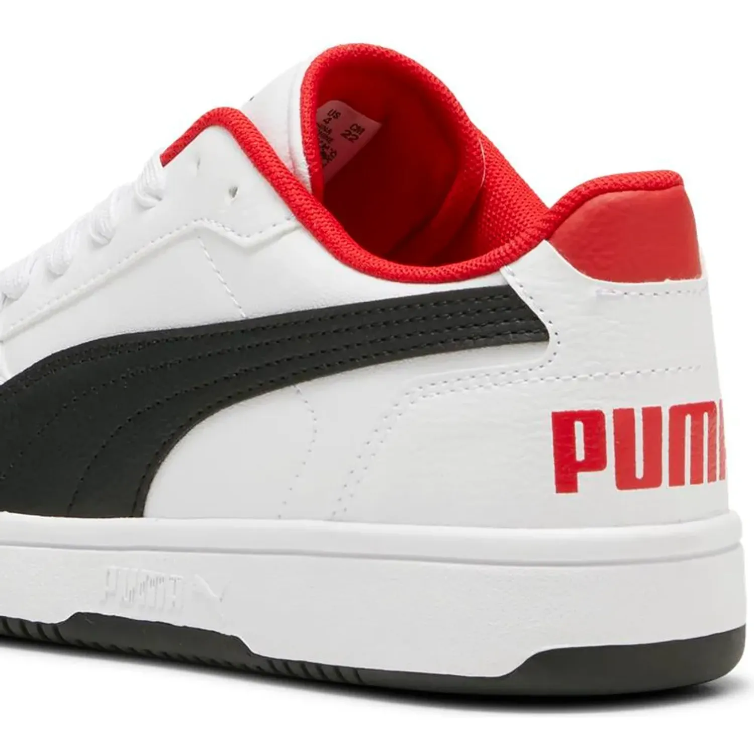Zapatillas Puma Urbanas Juvenil Reb-L Jr color blanco / rojo | Platanitos