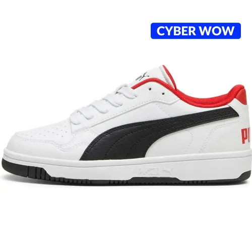 Zapatillas Puma Urbanas Juvenil Reb-L Jr color blanco | Platanitos
