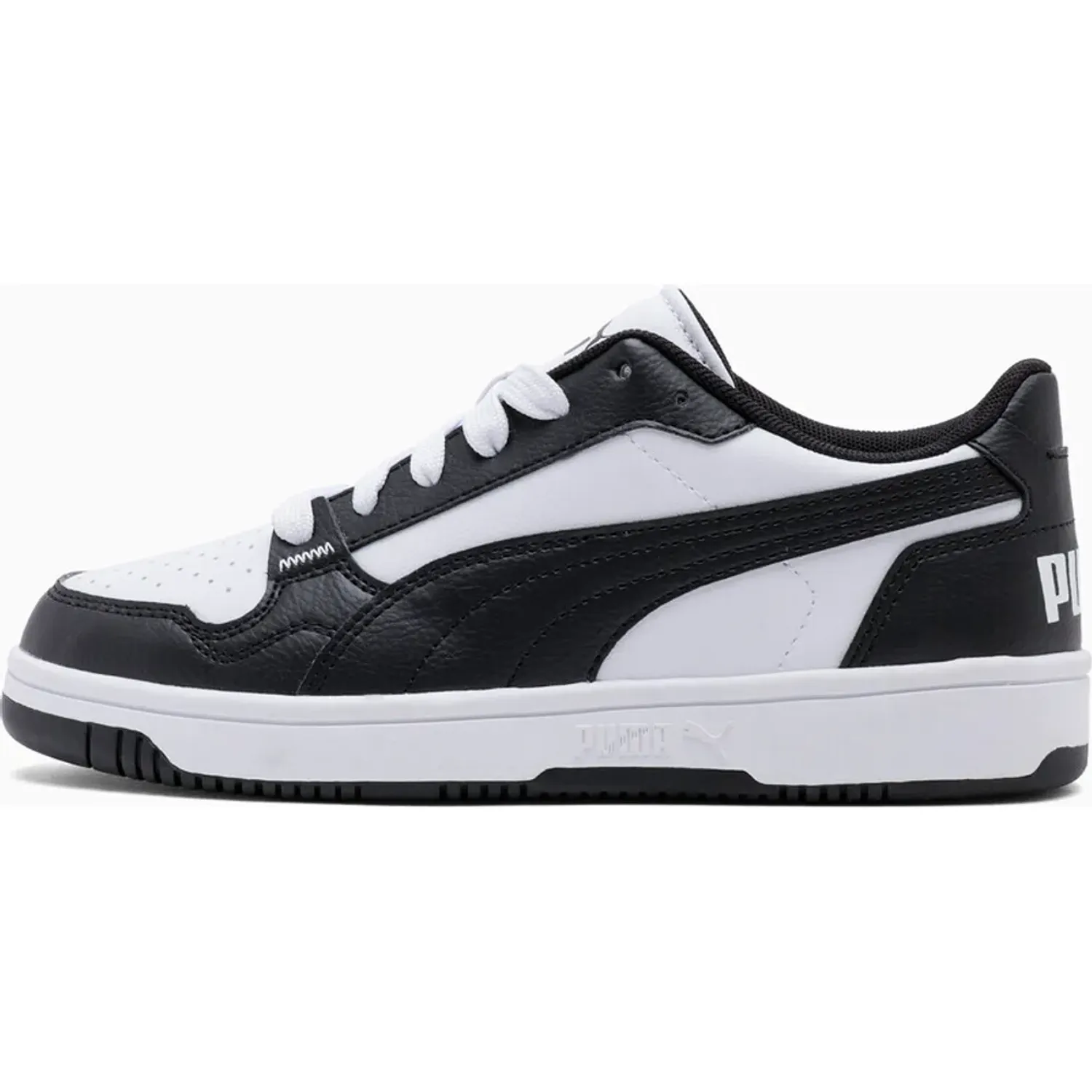 Zapatillas Puma Urbanas Juvenil Reb-L Jr color blanco / negro | Platanitos