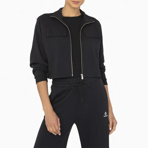 Casaca Converse Deportiva Mujer Active Converse color negro | Platanitos