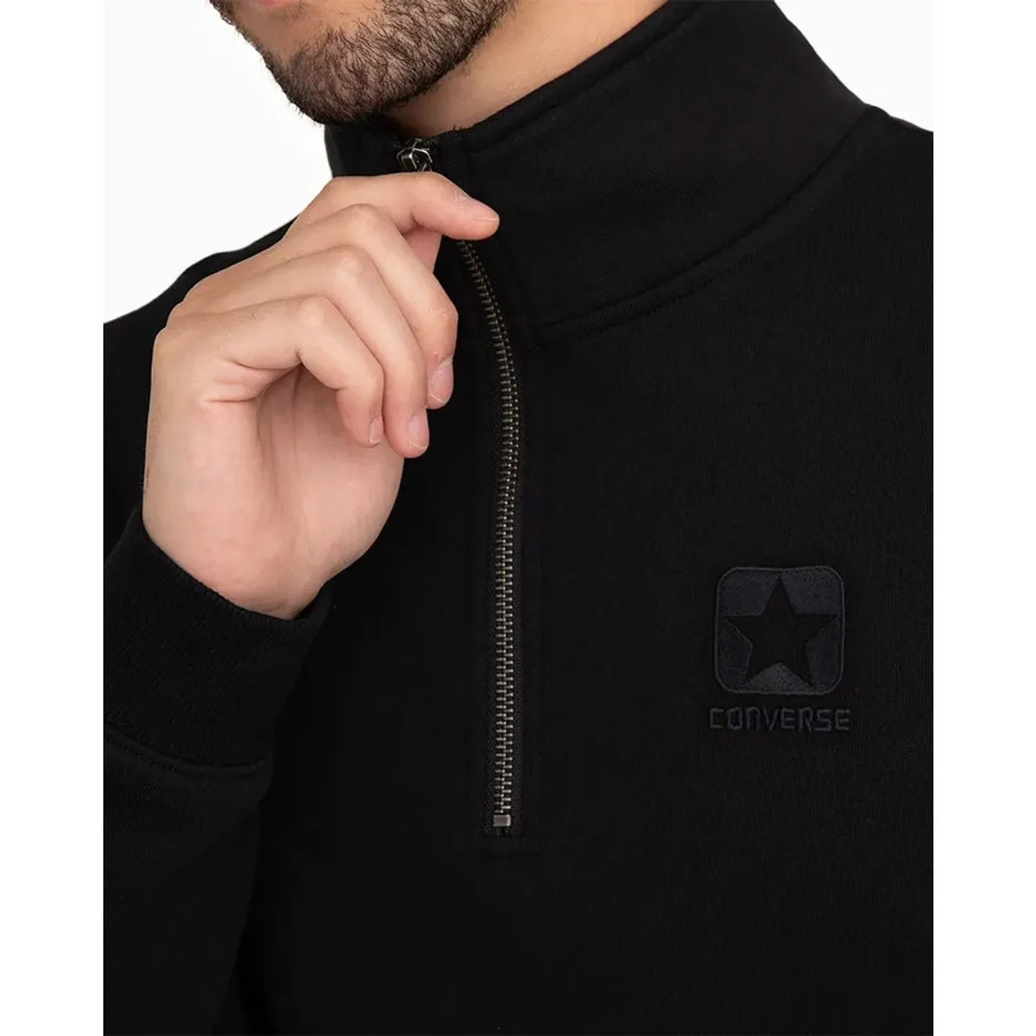 Polera Converse Deportiva Hombre Retro Star Converse color negro | Platanitos