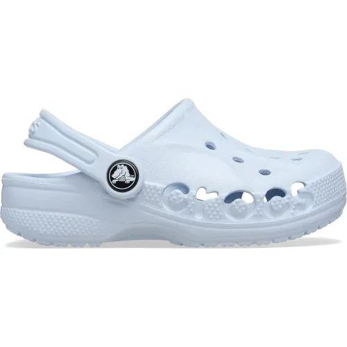 Zuecos Crocs Unisex Niños Classic Baya Clog color celeste | Platanitos