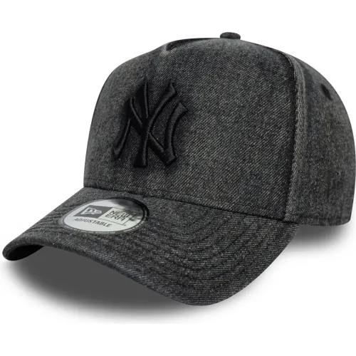 Gorra New Era Urbana Unisex New York Yankees 940 Aframe color negro | Platanitos