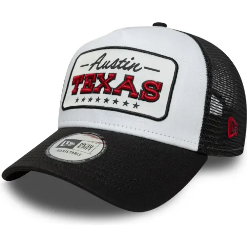 Gorra New Era Urbana Unisex New Era Branded 940 Af Trucker color negro | Platanitos