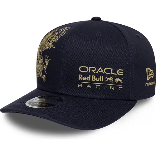 Gorra New Era Urbana Unisex Red Bull F1 970 Stretch Snap color azul | Platanitos