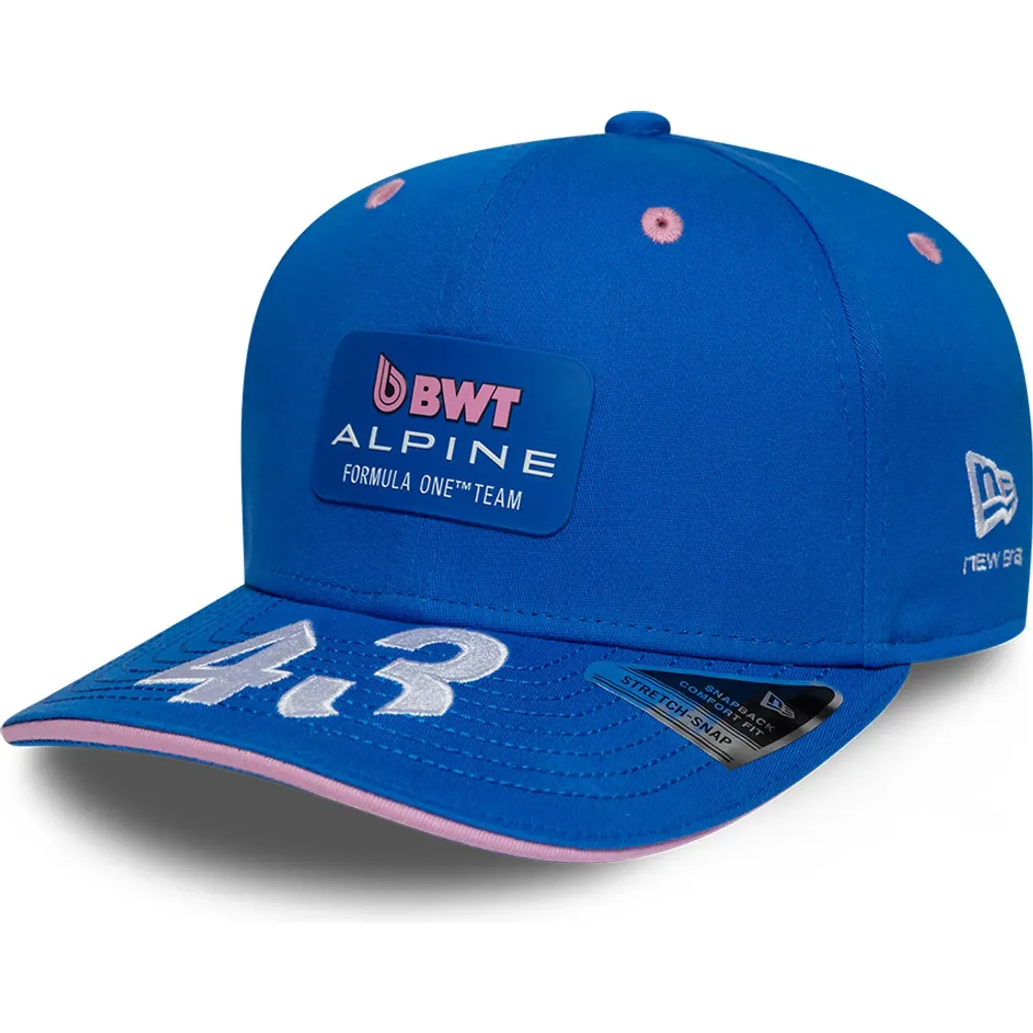 Gorra New Era Urbana Unisex Alpine Racing 970 Stretch Snap color azul | Platanitos