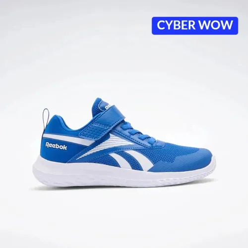 Zapatillas Reebok Running Niños Rush Runner 5 Elastic Lace & Top Strap color azul | Platanitos