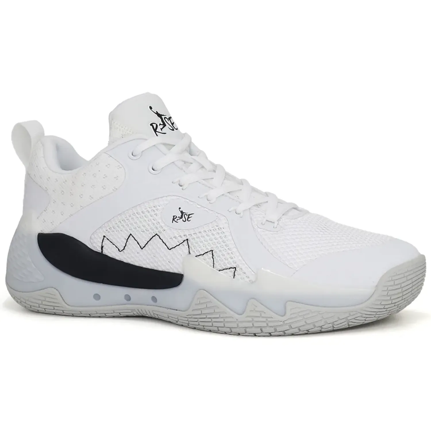 Zapatillas Rise De Basquet Hombre Agitate/H26 color blanco | Platanitos