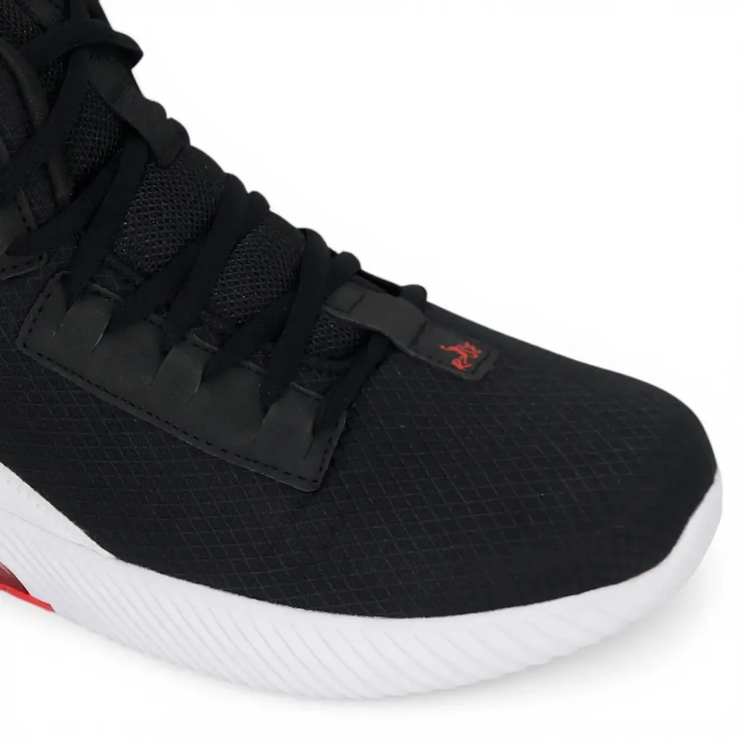 Zapatillas Rise De Basquet Hombre Digital/H26 color negro / rojo | Platanitos