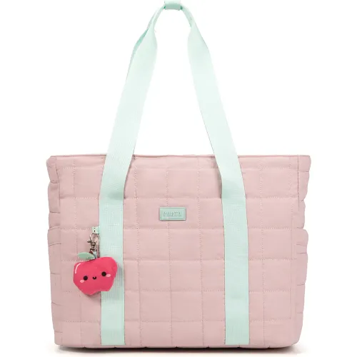 Bolso Porta Mujer Grande Isis color rosado | Platanitos