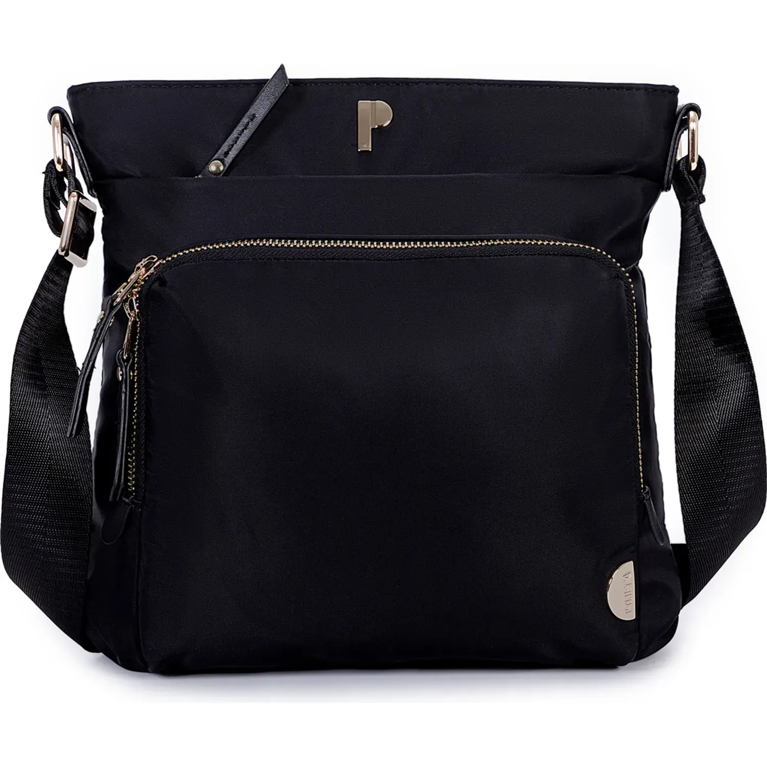 Bolso Porta Mujer Liara color negro | Platanitos