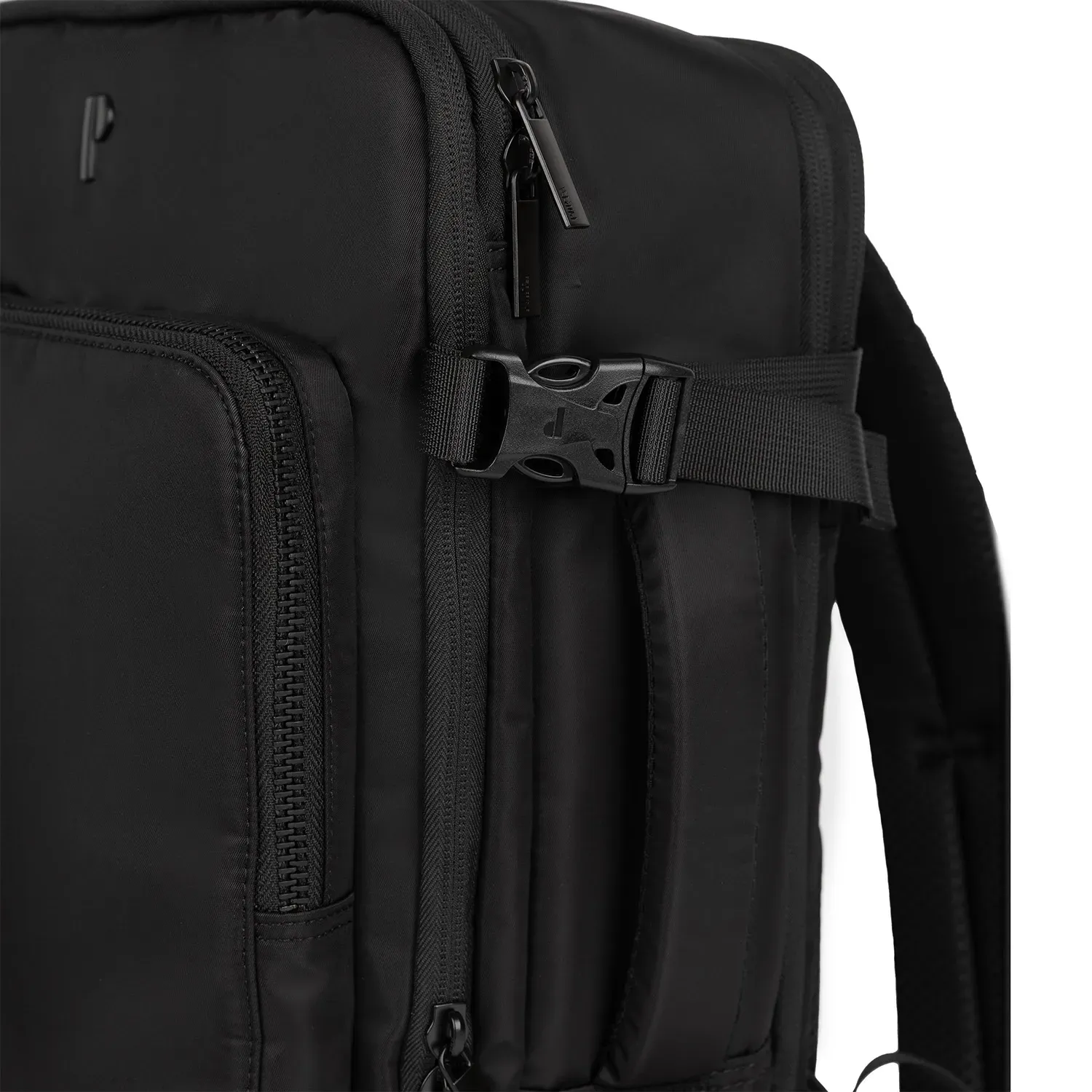 PORTA Mochila Porta Viajera Mujer Lison color negro | Platanitos