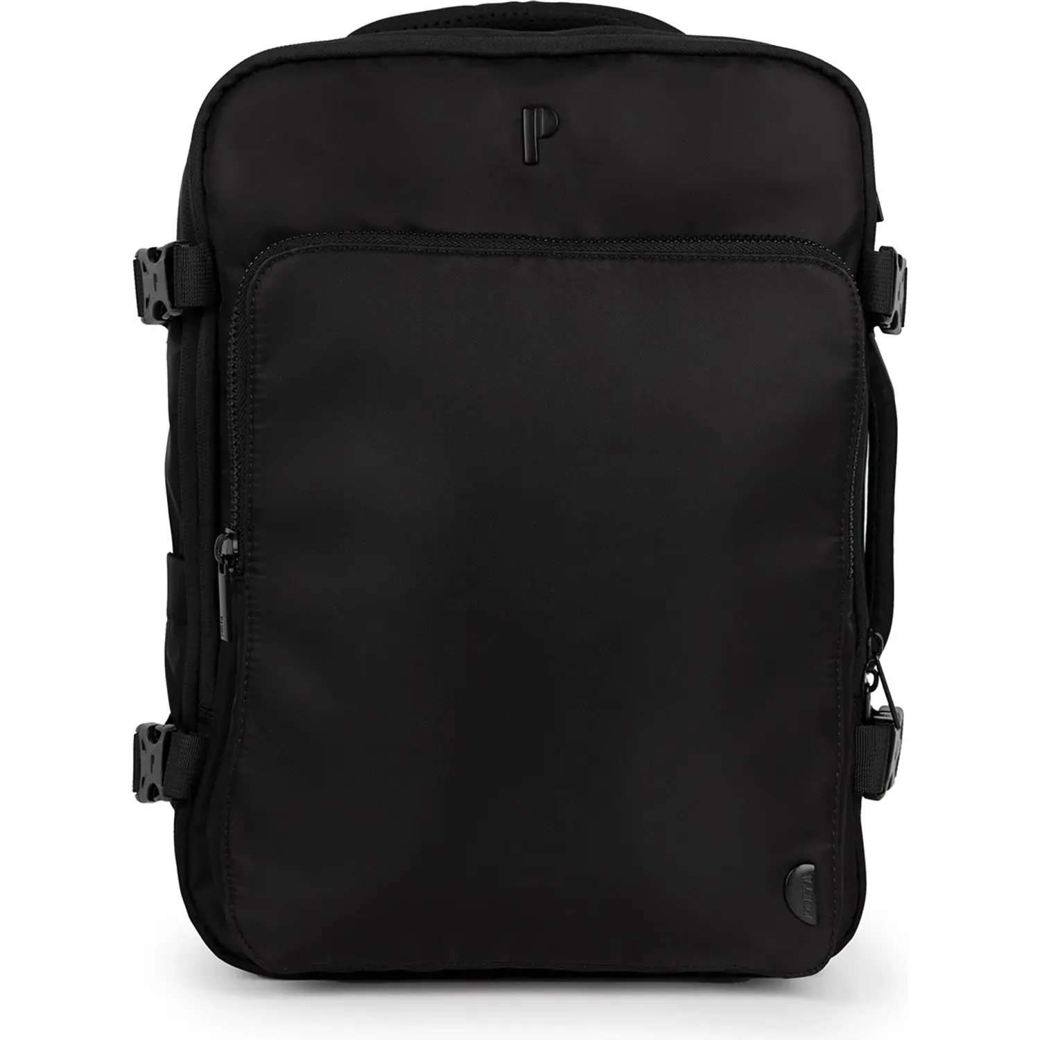 PORTA Mochila Porta Viajera Mujer Lison color negro | Platanitos