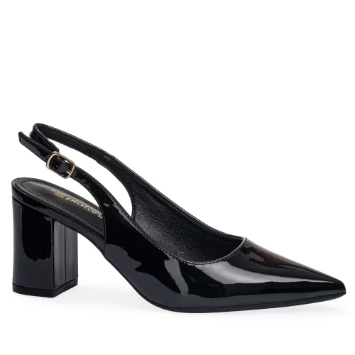 Calzado Platanitos Vestir Dama Cv Elyn color negro | Platanitos