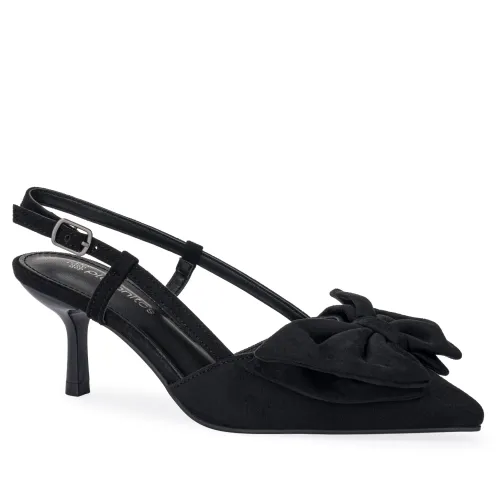 Calzado Platanitos Vestir Dama Cv Itza color negro | Platanitos