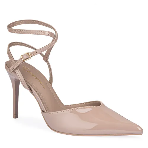 Calzado Platanitos Vestir Dama Cv Linasy color beige | Platanitos