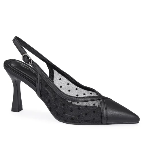 Calzado Platanitos Vestir Dama Cv Doty color negro | Platanitos