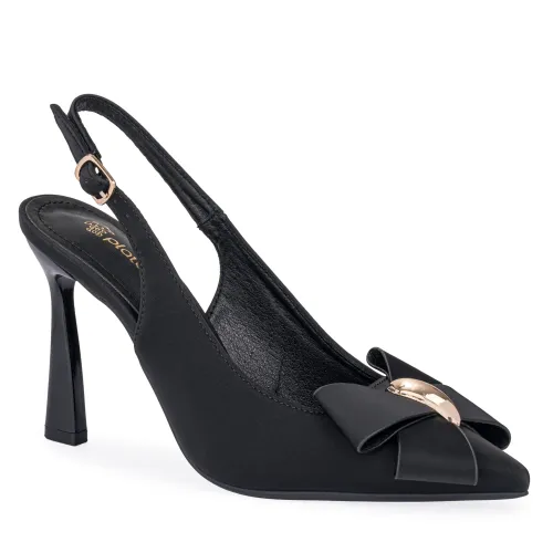 Calzado Platanitos Vestir Dama Cv Dollie 2 color negro | Platanitos