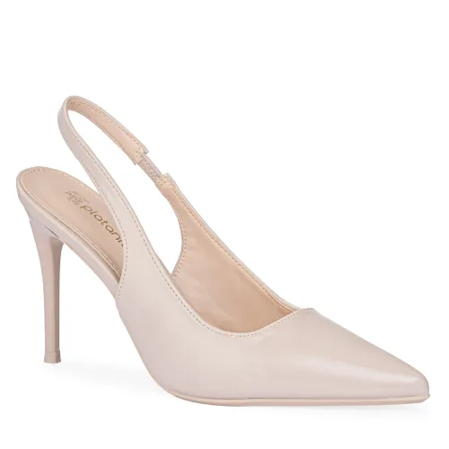 Calzado Platanitos Vestir Dama Cv Arelys color beige | Platanitos