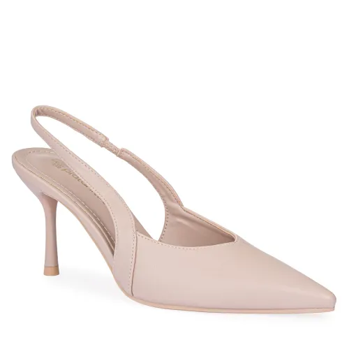 Calzado Platanitos Vestir Dama Cv Brunas color beige | Platanitos