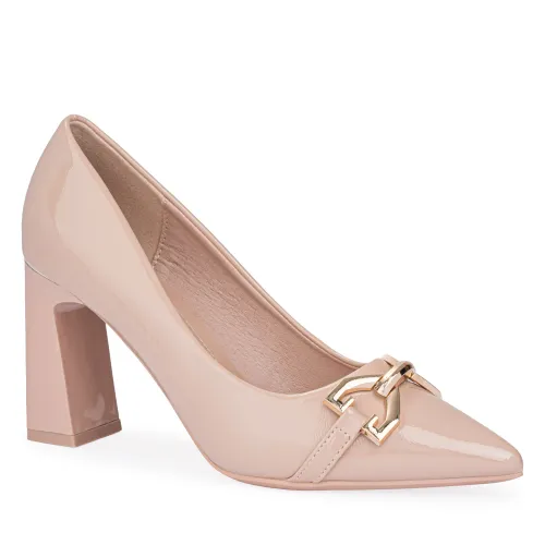 Calzado Platanitos Vestir Dama Cv Abrily color beige | Platanitos