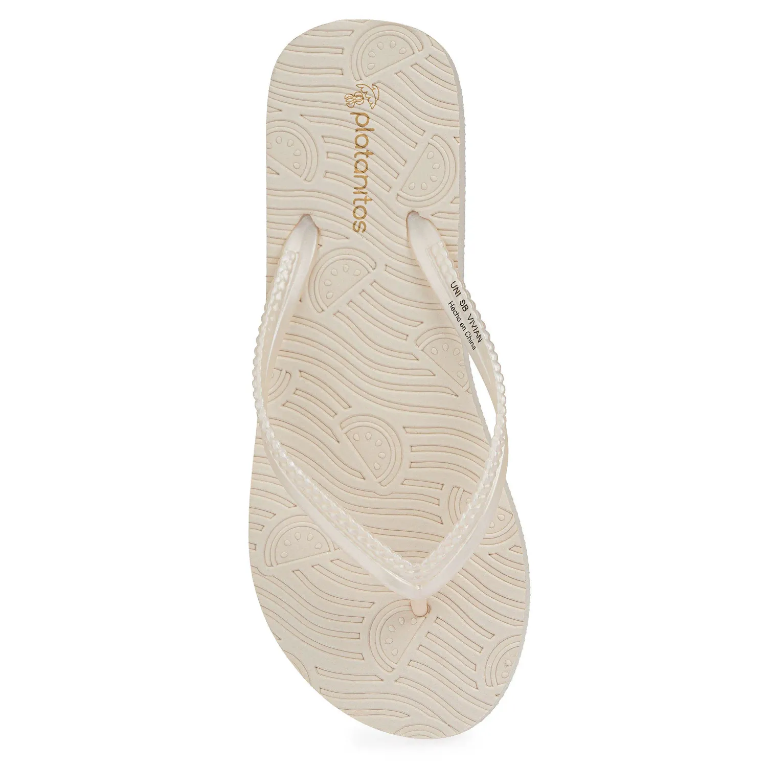 Platanitos Sandalia Platanitos Dama Sb Vivian color off white | Platanitos