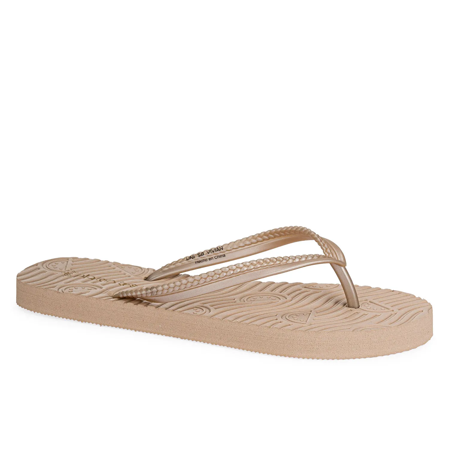 Sandalia Platanitos Dama Sb Vivian color beige oscuro | Platanitos