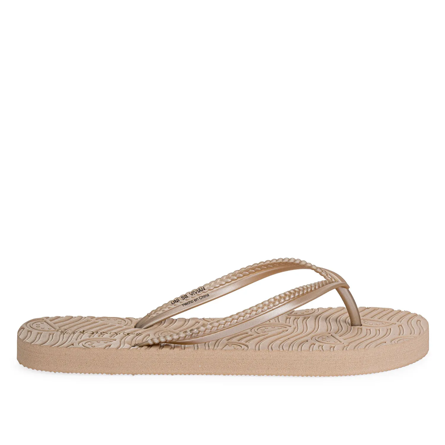 Sandalia Platanitos Dama Sb Vivian color beige oscuro | Platanitos
