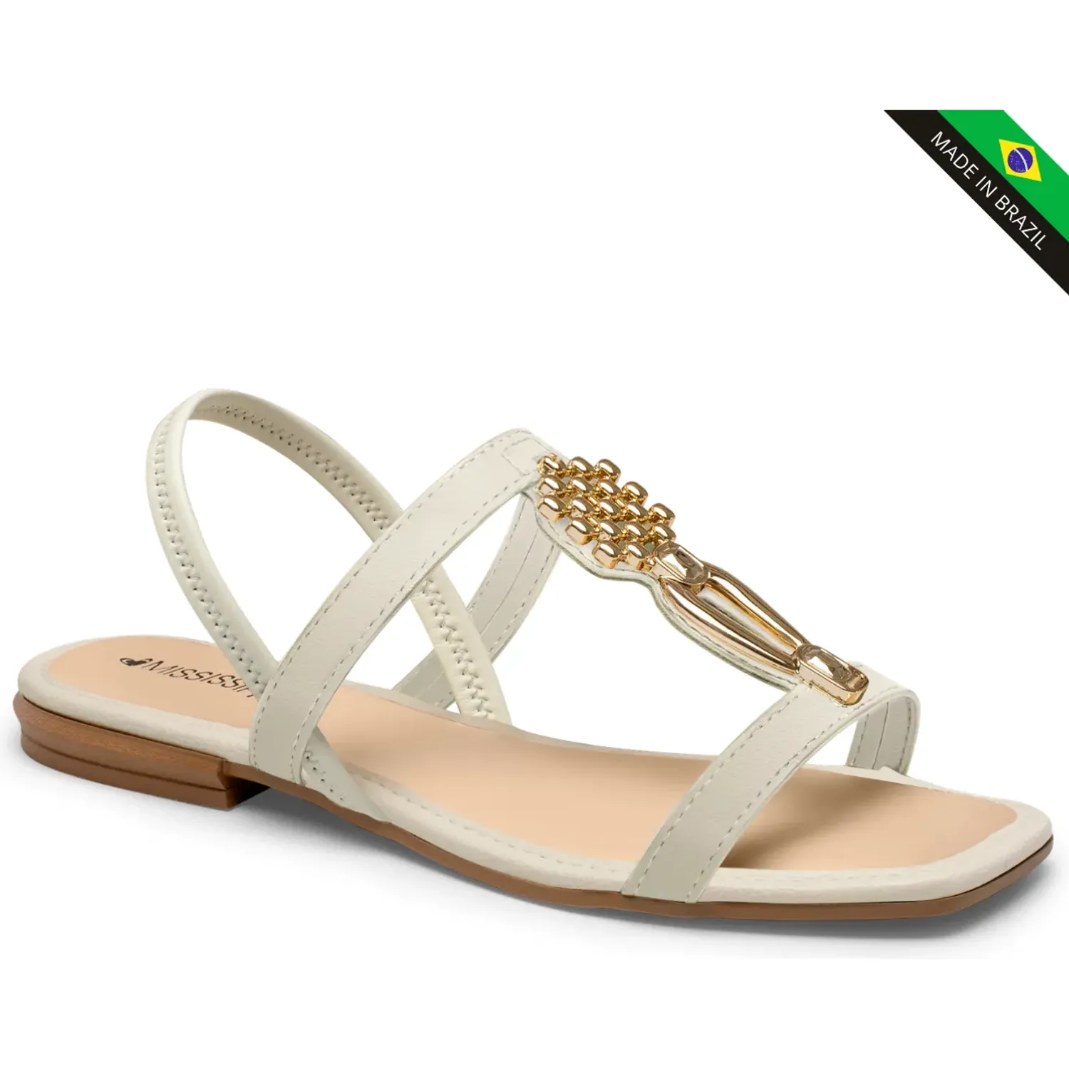 Sandalia  Flat Mujer Mf310 color  | Platanitos