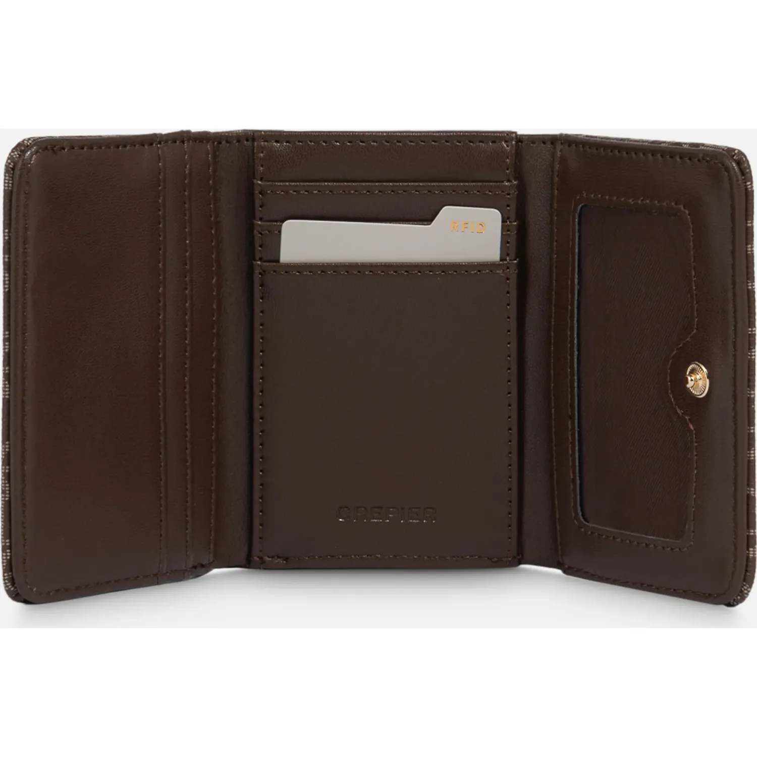 Billetera Crepier Mujer Ardela Chico color marrón | Platanitos