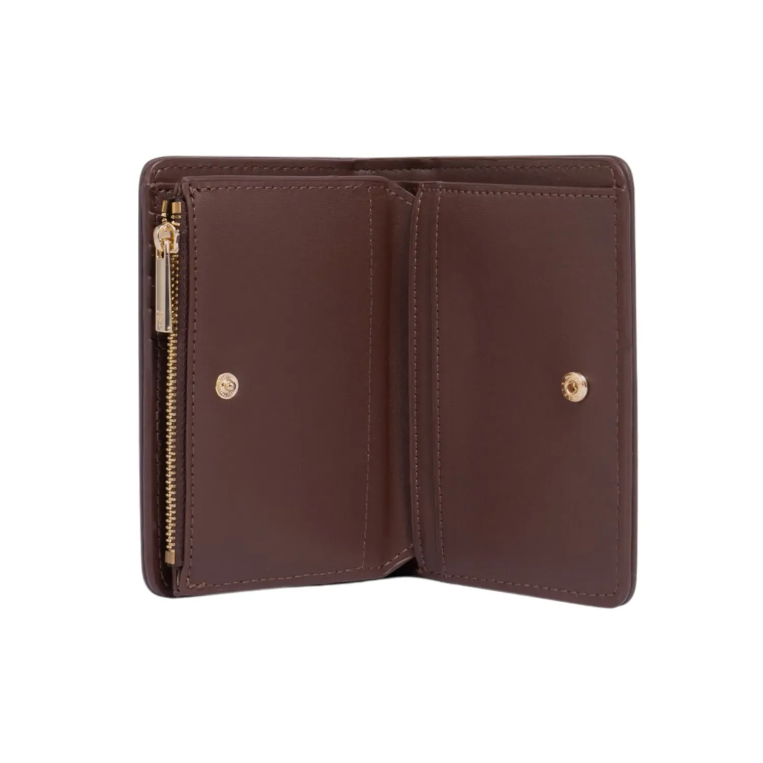 CREPIER Billetera Crepier Mujer Cazzia Mediano color marron oscuro | Platanitos