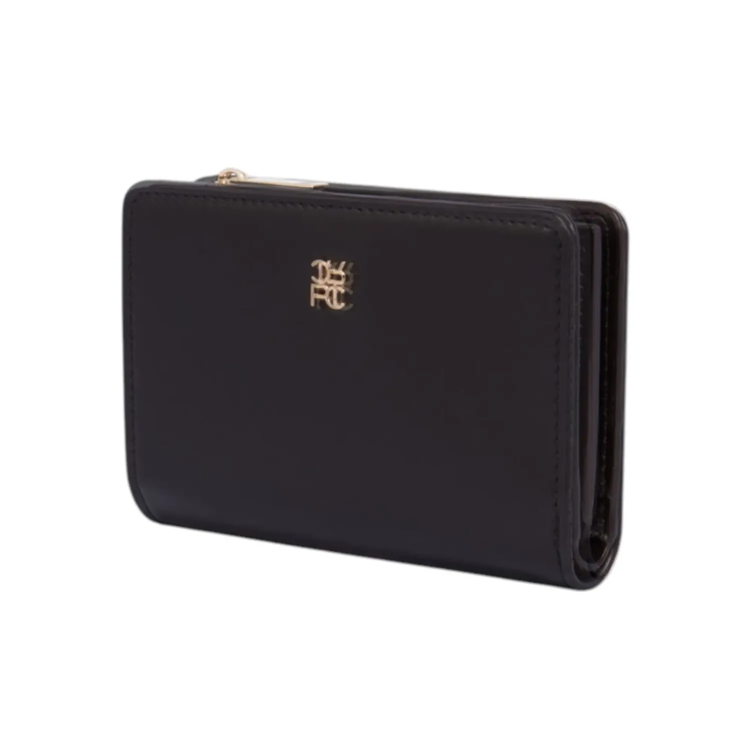 Billetera Crepier Mujer Cazzia Mediano color negro | Platanitos