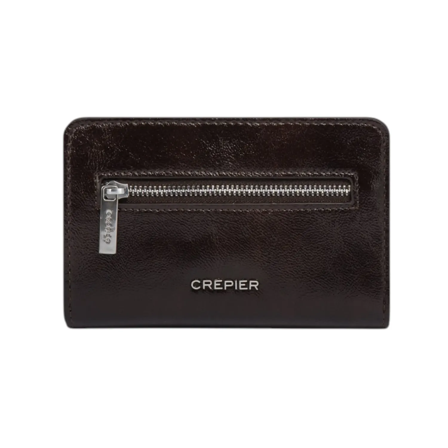 Billetera Crepier Mujer Lilia Mediano color marron oscuro | Platanitos