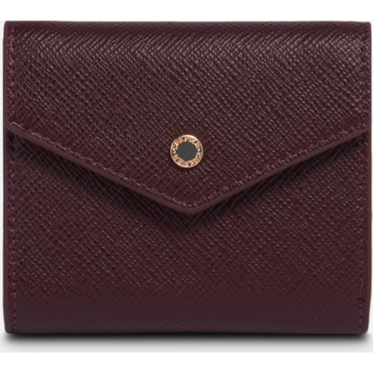 Billetera Crepier Mujer Pauline Chico color burgundy | Platanitos