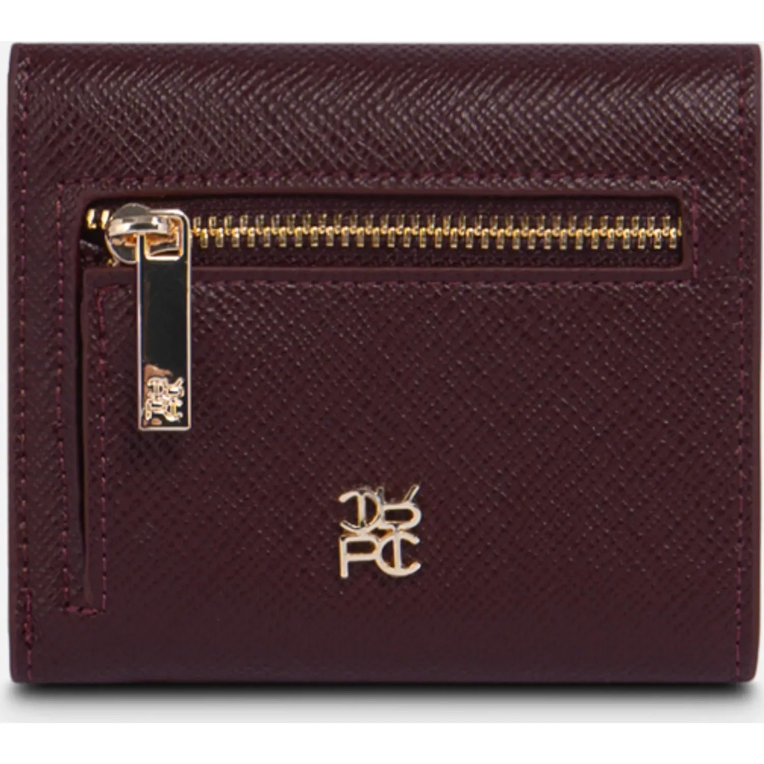 Billetera Crepier Mujer Pauline Chico color burgundy | Platanitos