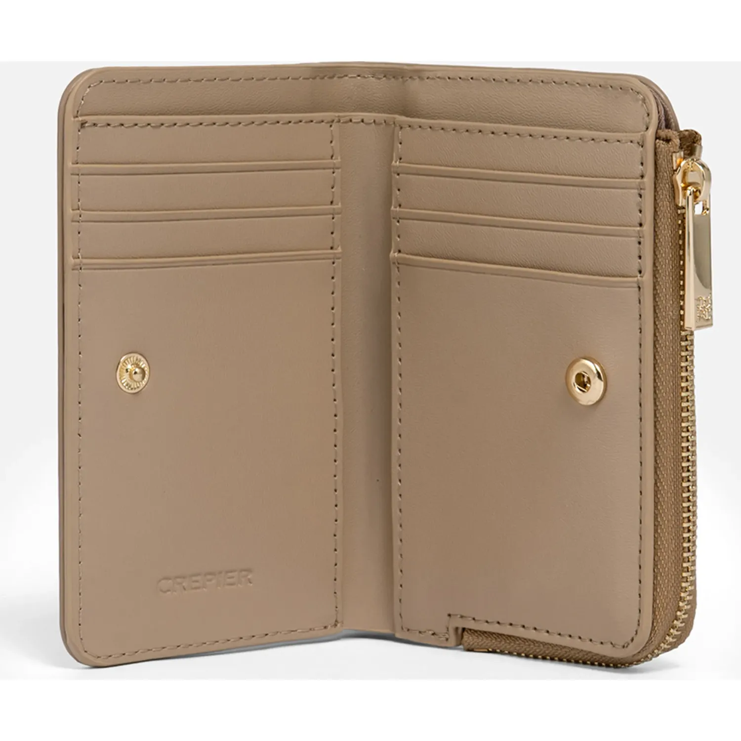 CREPIER Billetera Crepier Mujer Rachel Chico color arena | Platanitos