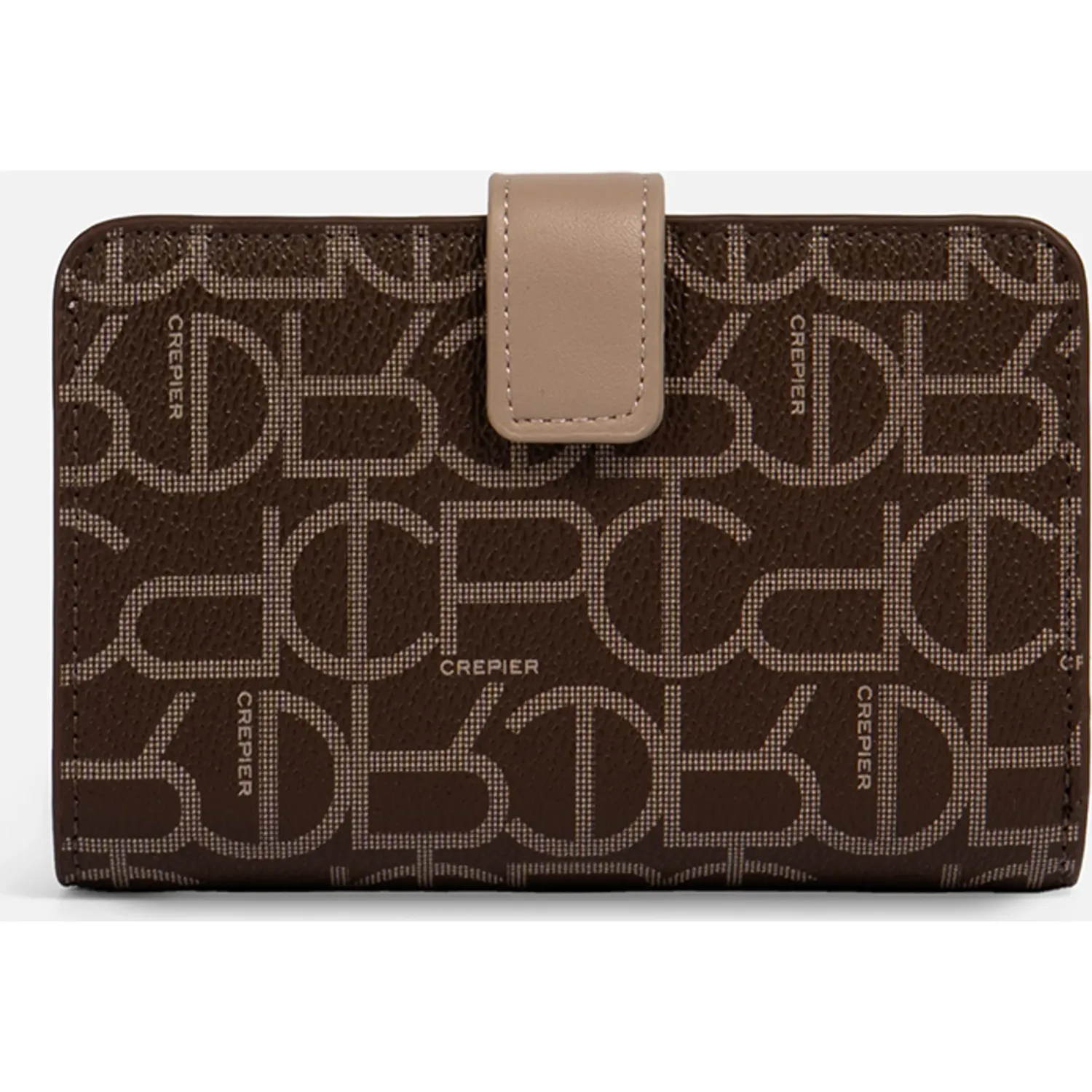 CREPIER Billetera Crepier Mujer Ramina Mediano color marrón | Platanitos