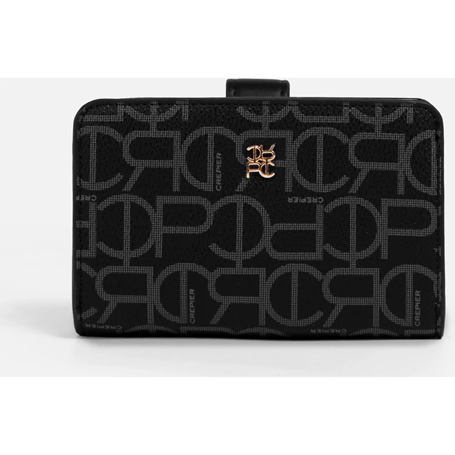 Billetera Crepier Mujer Ramina Mediano color negro | Platanitos