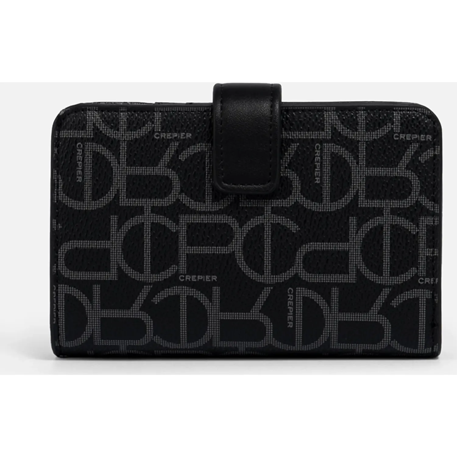 Billetera Crepier Mujer Ramina Mediano color negro | Platanitos