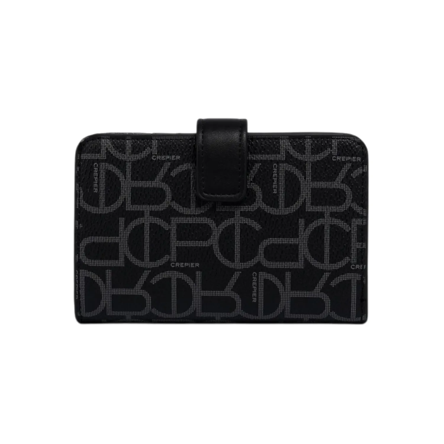 Billetera Crepier Mujer Ramina Mediano color negro | Platanitos