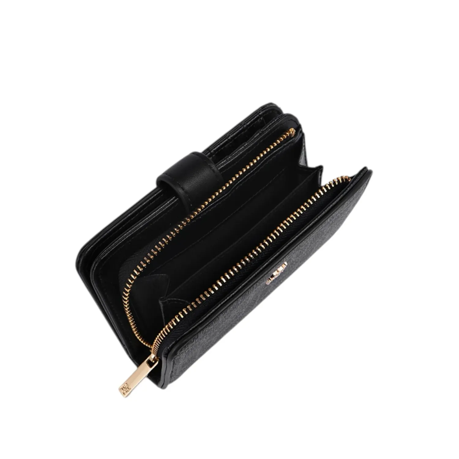 Billetera Crepier Mujer Ramina Mediano color negro | Platanitos