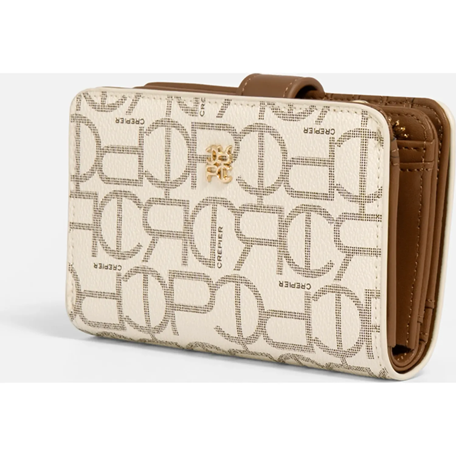 Billetera Crepier Mujer Ramina Mediano color hueso | Platanitos