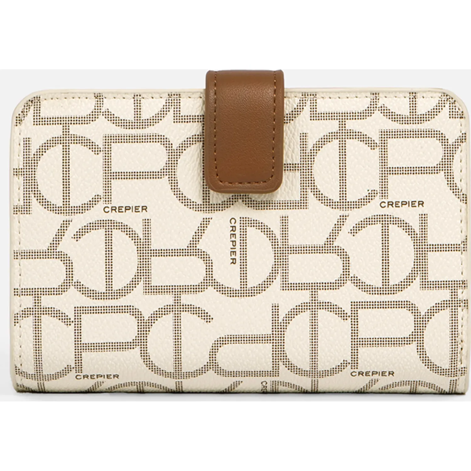 Billetera Crepier Mujer Ramina Mediano color hueso | Platanitos