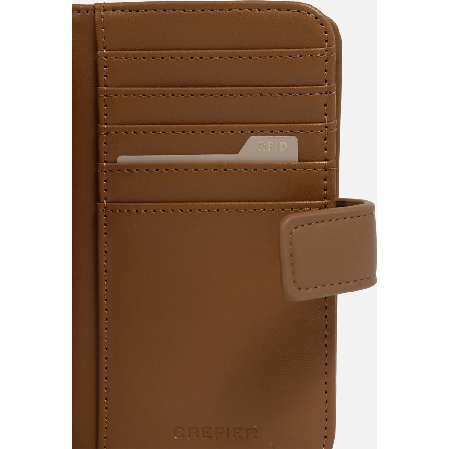 Billetera Crepier Mujer Ramina Mediano color hueso | Platanitos