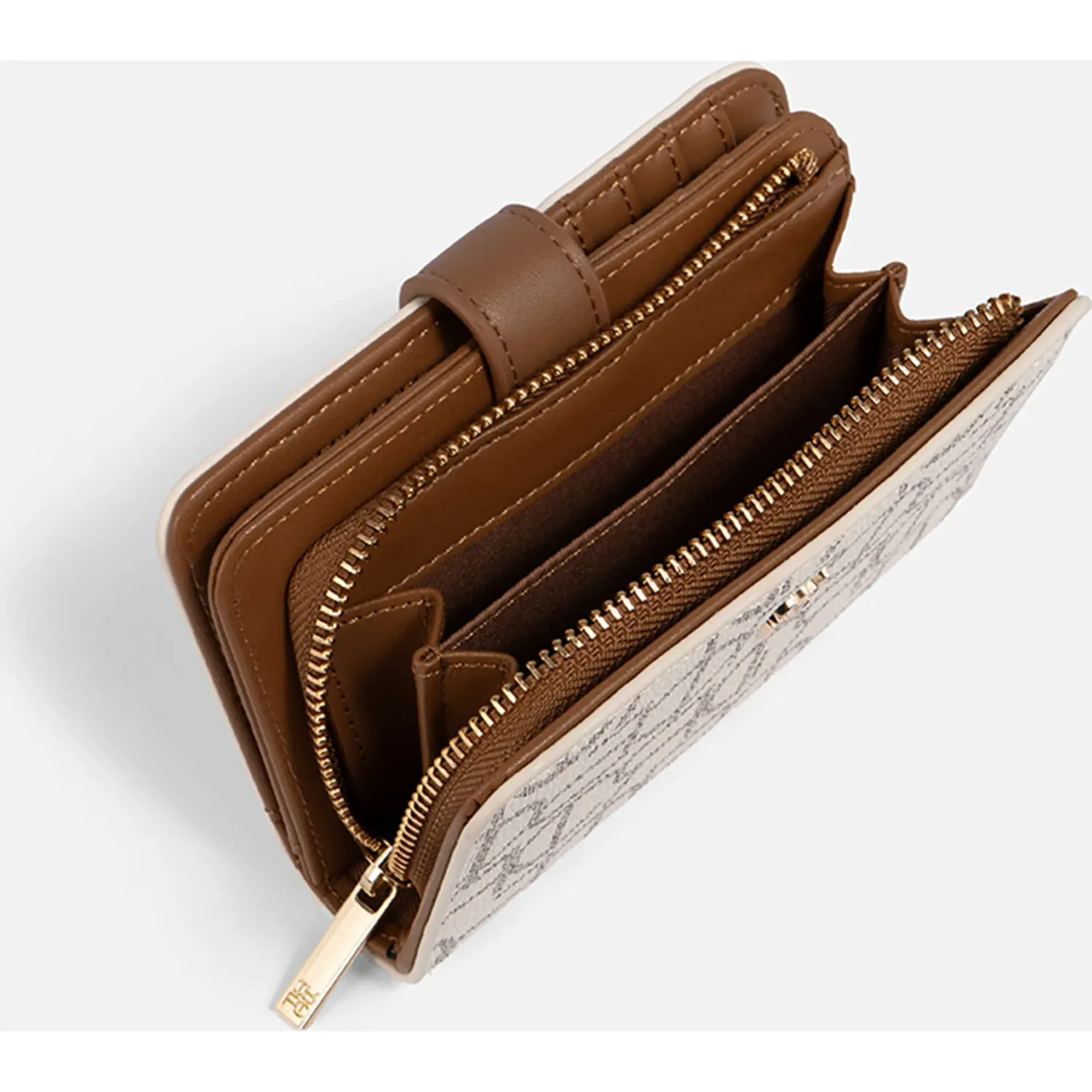 Billetera Crepier Mujer Ramina Mediano color hueso | Platanitos