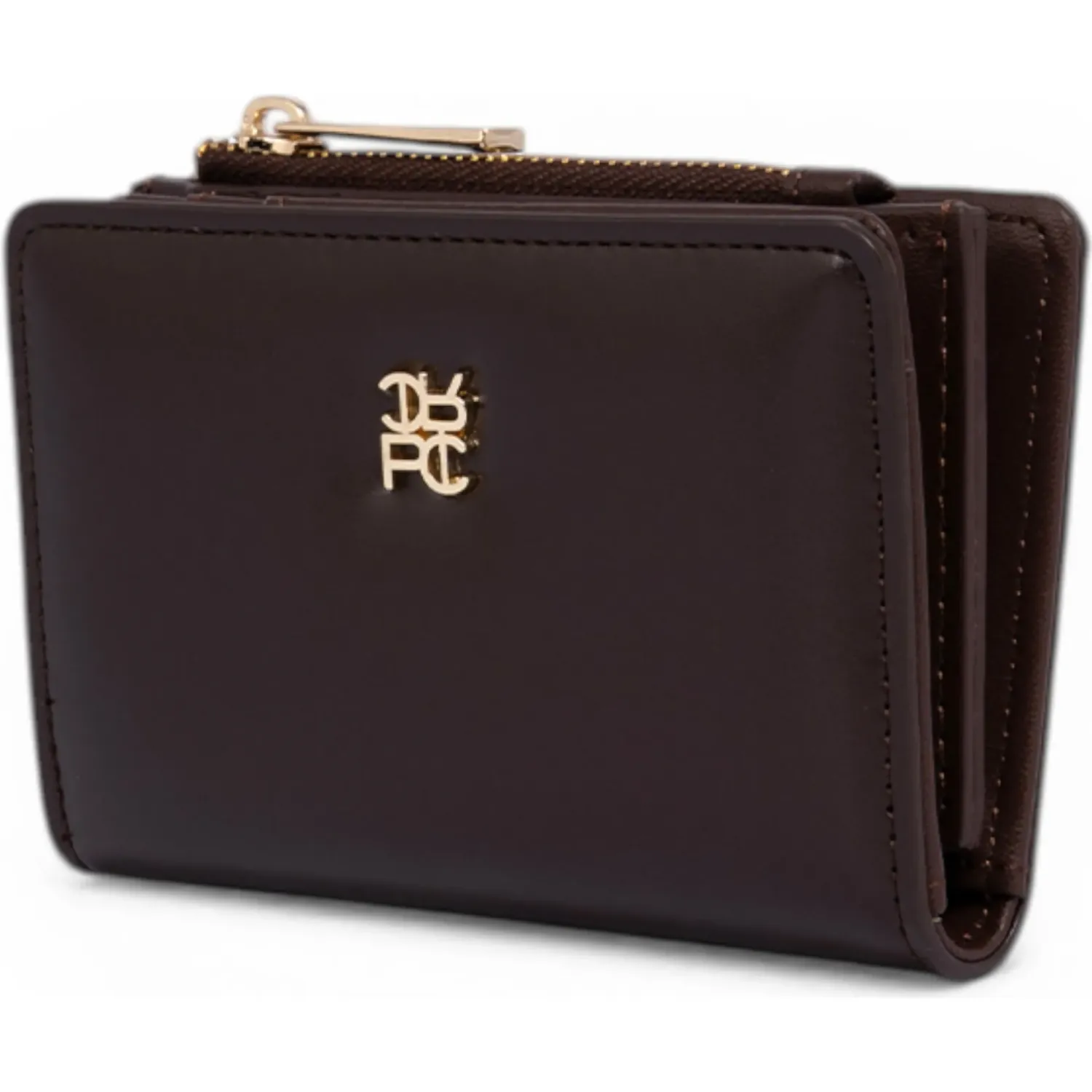 Billetera Crepier Mujer Silvie Chico color marron oscuro | Platanitos