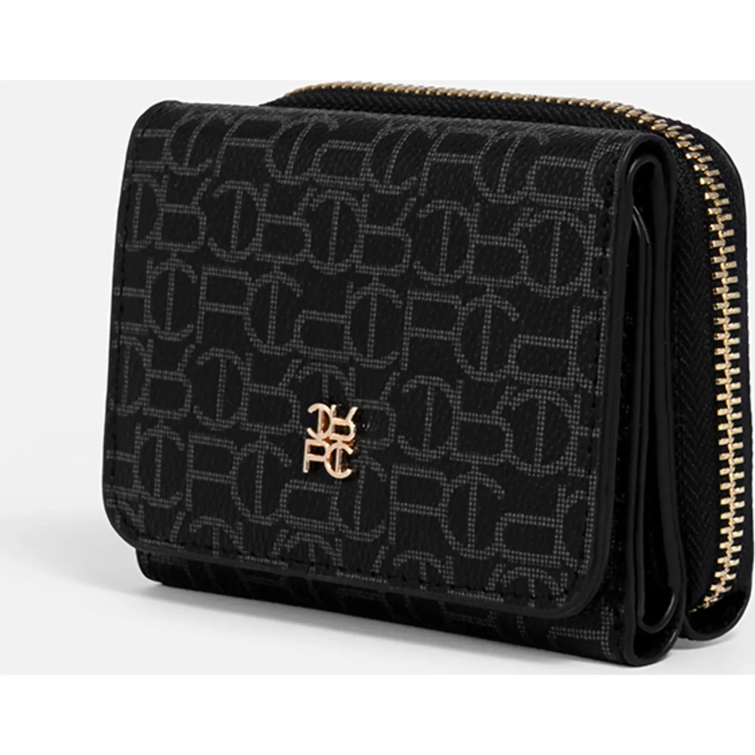 Billetera Crepier Mujer Yessel Chico color negro | Platanitos