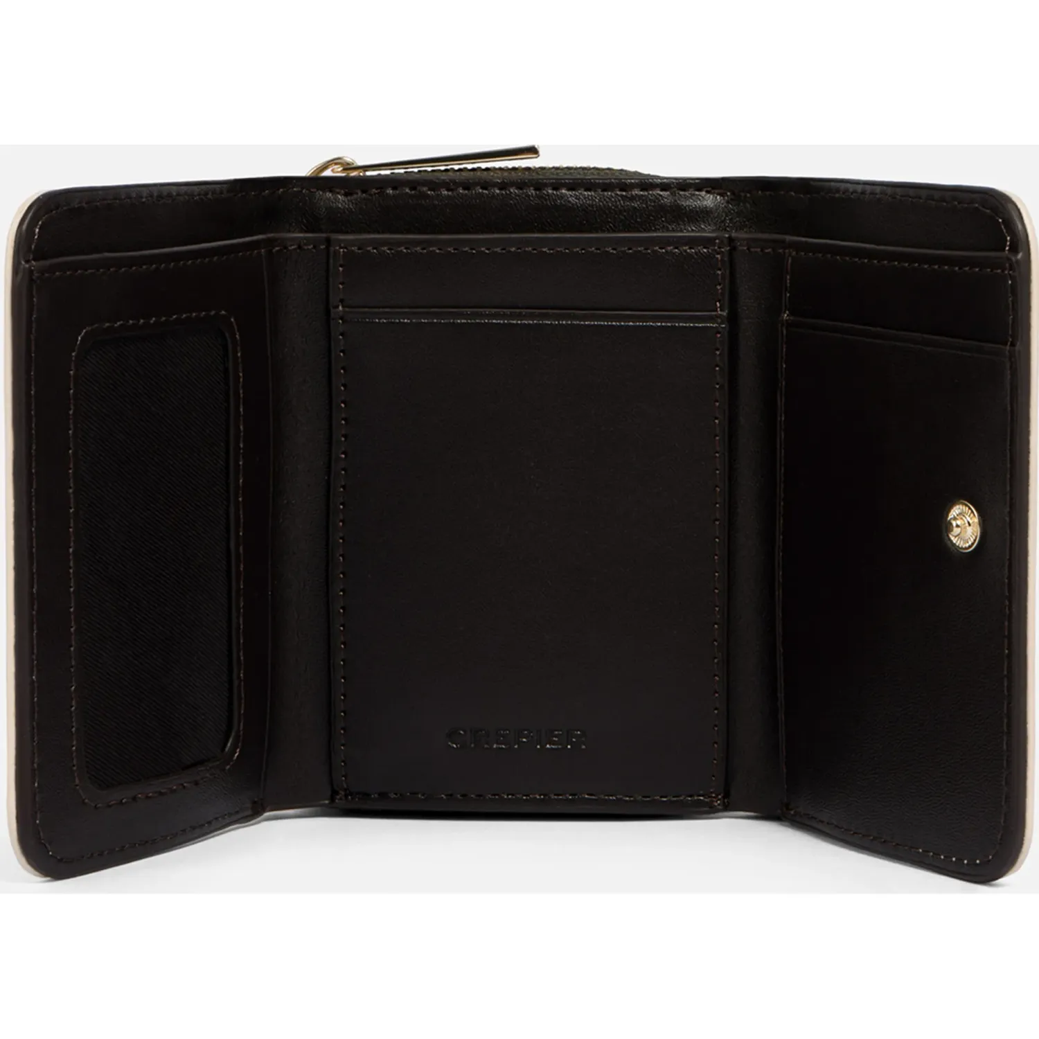 Billetera Crepier Mujer Yessel Chico color negro | Platanitos