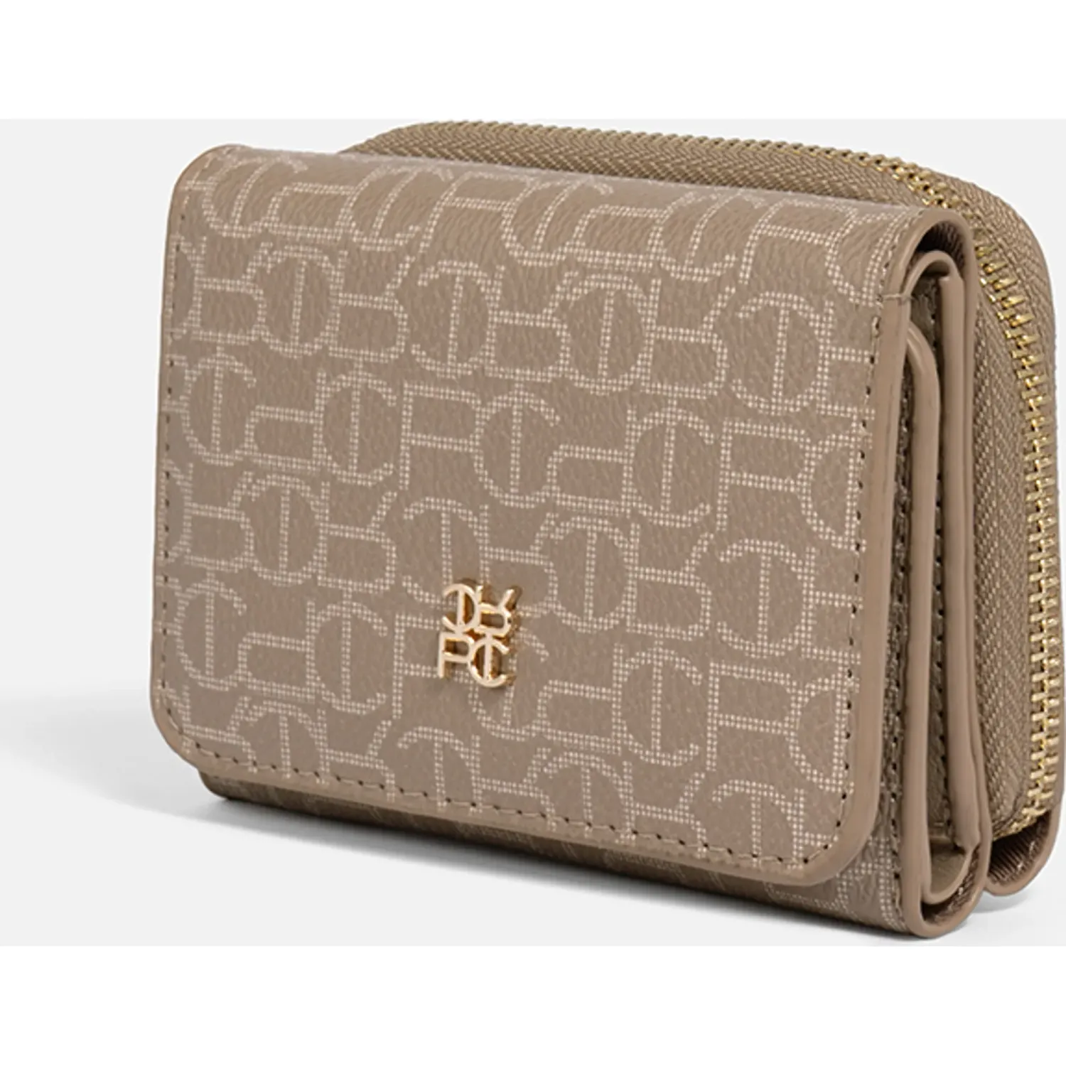 Billetera Crepier Mujer Yessel Chico color arena | Platanitos