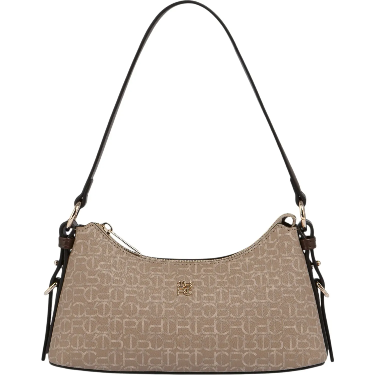 Bolso Crepier Baguette Hobo Mujer Arielle Chico color arena | Platanitos